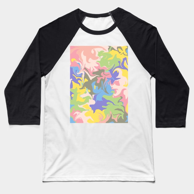 Light Spring (Seasonal Color Palette) Baseball T-Shirt by aaalou